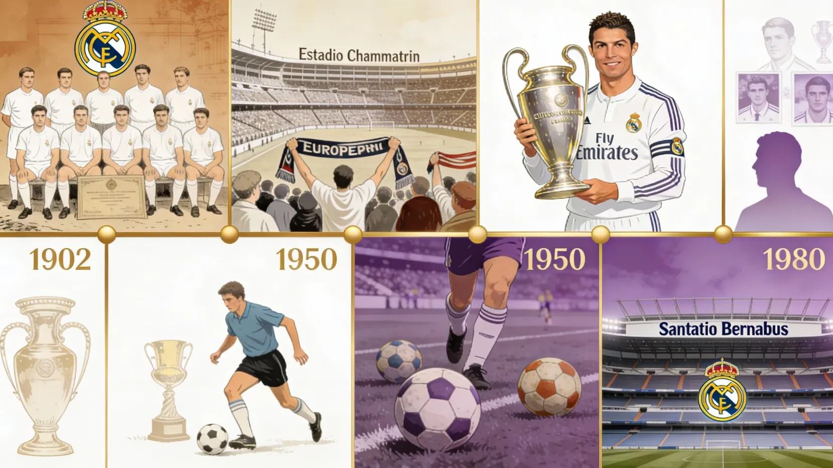 Как создавался Реал Мадрид: история клуба от основания до наших дней