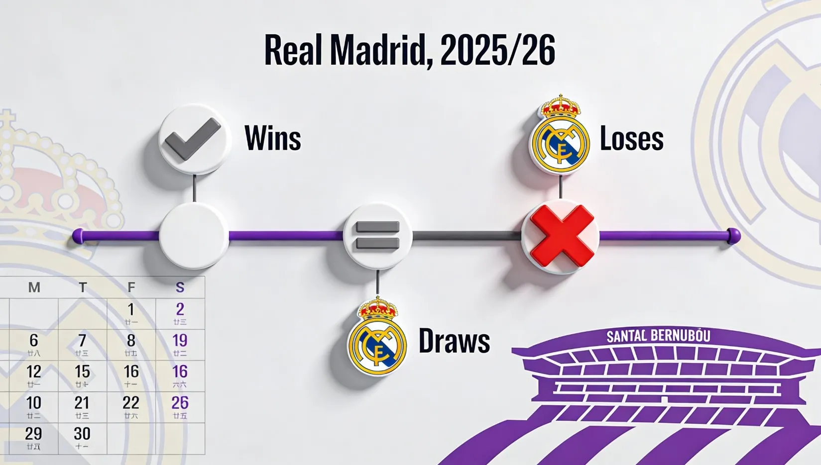 Все результаты матчей Реал Мадрид в сезоне 2025/26